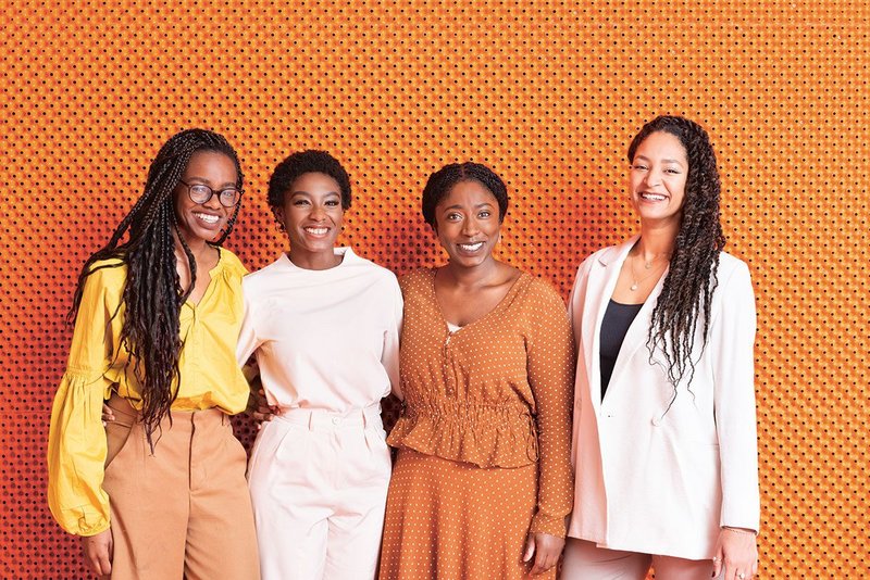 BFA co-founders, from left: Alisha Morenike Fisher, Selasi Setufe, Akua Danso and Neba Sere. Credit: Ivan Jones.